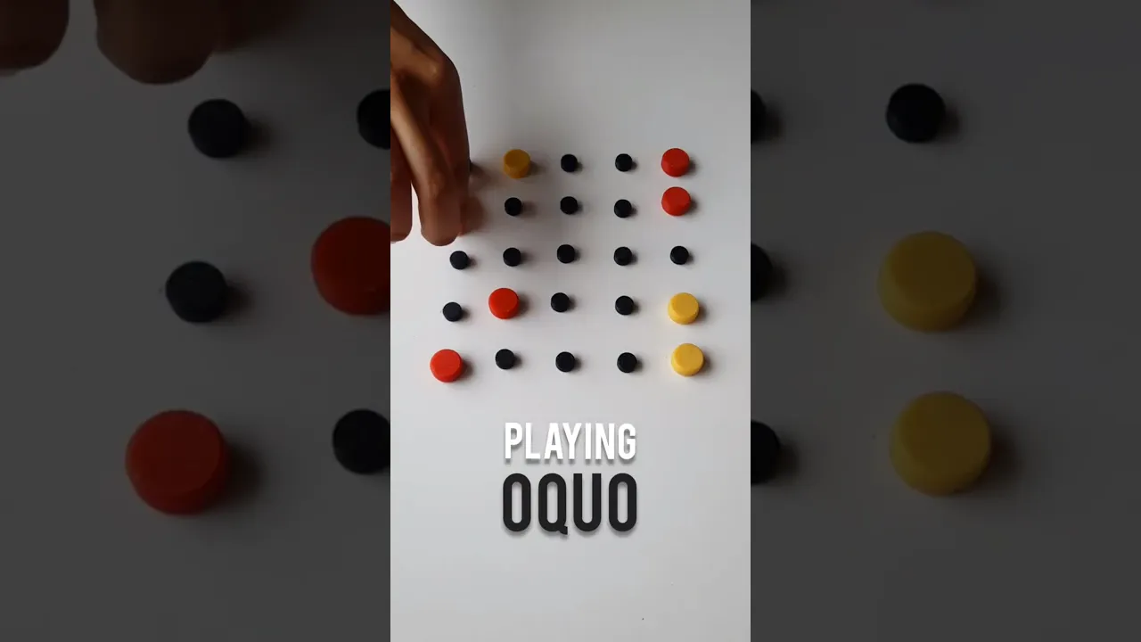 A round of playing OQUO! #kickstarter #games