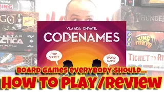 Codenames - How To Play / Review