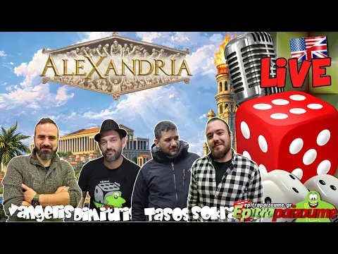 Alexandria - Live Playthrough (Full Gameplay) (EN) | Epitrapaizoume