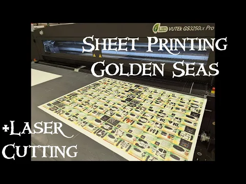 Sheet Printing and Laser Cutting: Difficulties and Progress