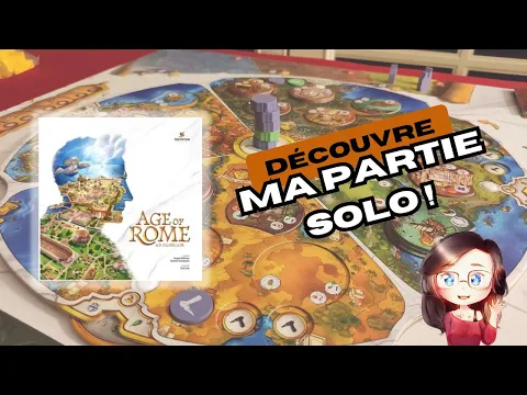 AGE OF ROME | Je joue à du placement d'ouvriers ! Partie solo