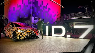 My First Look At The Volkswagen ID.7! A New Electric Longer Range Sedan Built On The MEB Platform