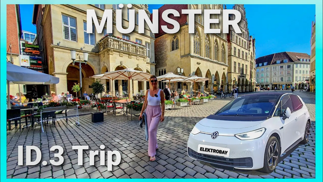 MÜNSTER Ausflug im Elektroauto ID.3 | Eine Wunderschöne Stadt.
