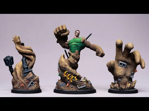 Let's Paint Sandman from Marvel: Crisis Protocol!
