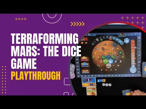 Terraforming Mars: The Dice Game - Partial Solo Tutorial Playthrough | DaniCha