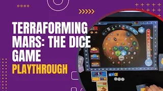 Terraforming Mars: The Dice Game - Partial Solo Tutorial Playthrough | DaniCha