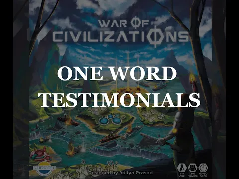 War of Civilizations - One Word Testimonials