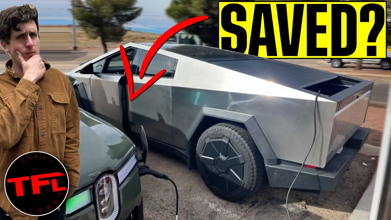 A Tesla Cybertruck Rescues a Rivian R1T: Here's How!