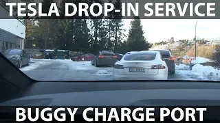 Trying drop-in service for buggy charge port