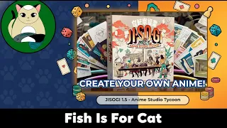 JISOGI 1.5 Anime Studio Tycoon Board Game Unboxing & Sleeving ASMR (No Commentary)