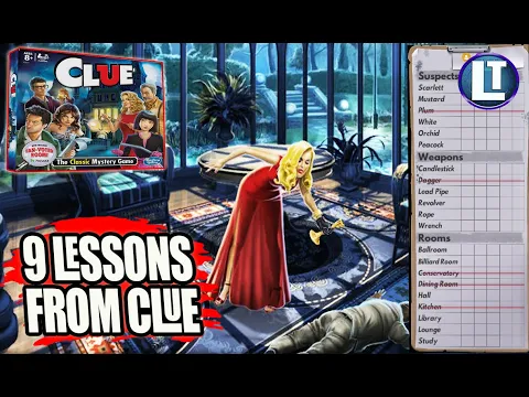 CLUE Boardgame / How To Learn To Be A REAL DETECTIVE In 9 Easy Lessons