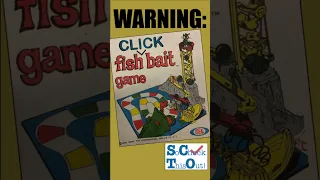 WARNING: CLICK (fish) BAIT! Vintage Ideal 1965 Fish Bait Game Demo - Shoot a man into the fish mouth