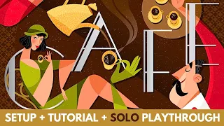 Cafe Board Game | Full Solo Playthrough | Learn to Play