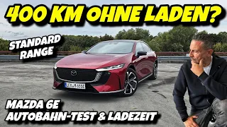 Langstreckentauglich? Mazda 6e (68 kWh) Autobahnreichweite - Ladetest - Software #elektroauto