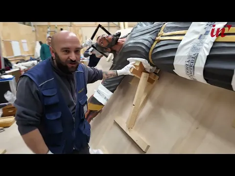 <span style="color:var(--accent)">Video:</span> Concluse le operazioni di spostamento del Volto Santo nel tempietto dopo il restauro