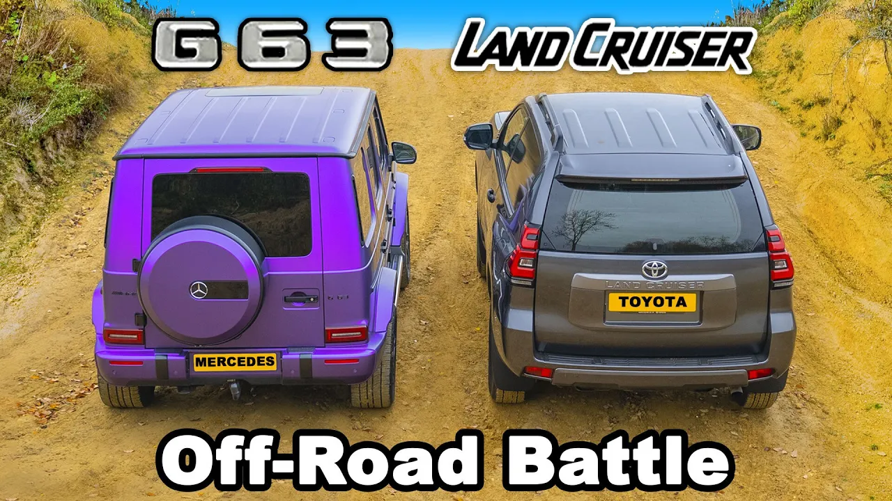 AMG G63 vs Toyota Land Cruiser: OFF-ROAD RACE & BATTLE