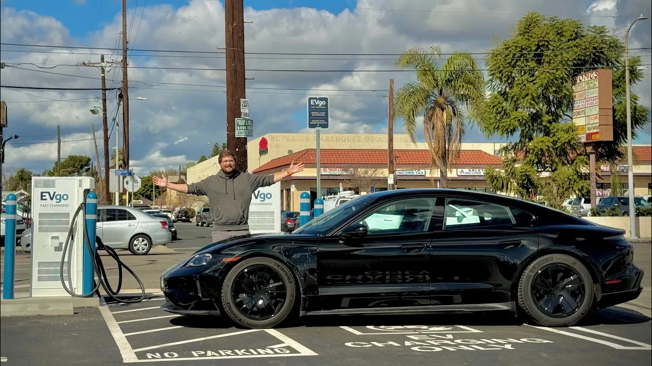 New Porsche Taycan Facelift Hypermile Range Test! Over 450mi w/ 4 People