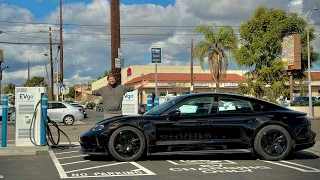 New Porsche Taycan Facelift Hypermile Range Test! Over 450mi w/ 4 People