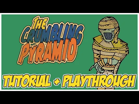 How To Play The Crumbling Pyramid | Solo Tabletop Game Tutorial!