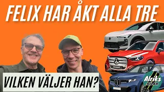 Är Volvo EX60 bäst? Felix Björklund har åkt de tre nya eldrivna suvarna!