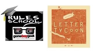 How to Play (Rules School) Letter Tycoon with the Game Boy Geek