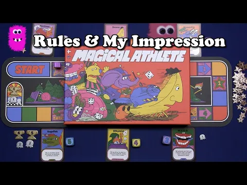 Magical Athlete, Rules overview, example of play and my Impression