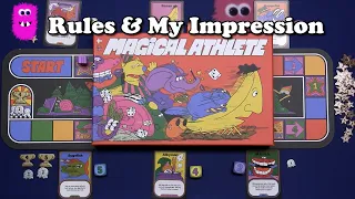 Magical Athlete, Rules overview, example of play and my Impression