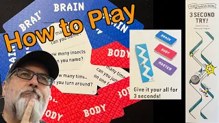 3 Second Try! | How to Play | itten Games | A Funbrick Series Board Game that is super fun for all