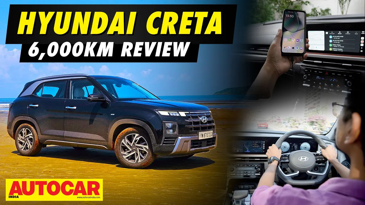Hyundai Creta IVT 6000km review | Good bits, bad bits and fuel economy | Autocar India