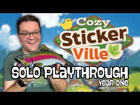 Cozy Stickerville - Game Overview and Year One Playthrough (Spoilers!)