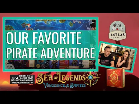 Sea of Legends: Vengeance of the Empires Board Game Playthrough Preview