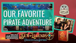 Sea of Legends: Vengeance of the Empires Board Game Playthrough Preview