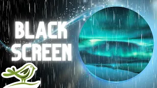 [NO ADS] Frozen in Time | Rain Sounds & Deep Sleep Music with Black Screen by Peder B. Helland
