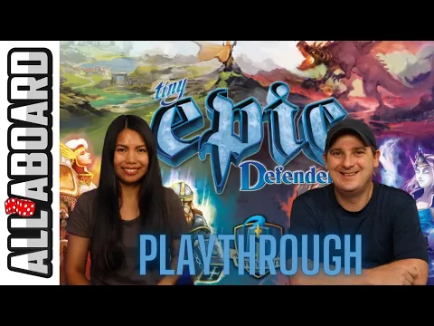 TINY EPIC DEFENDERS | Board Game | How to Play and Full Playthrough