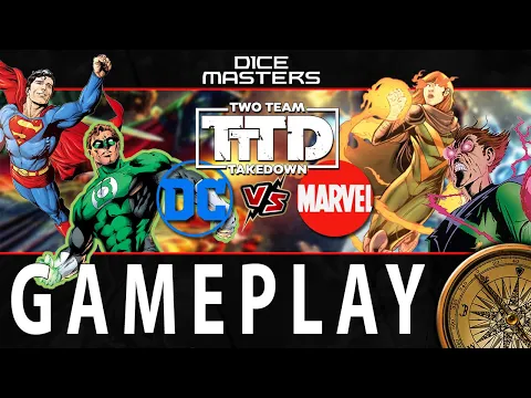 Dice Masters Two Team Takedown: Marvel vs DC | Round 1 (Jackalopespam vs comicsmike)