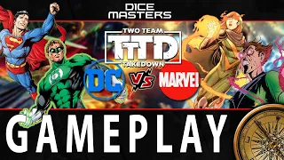 Dice Masters Two Team Takedown: Marvel vs DC | Round 1 (Jackalopespam vs comicsmike)