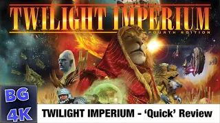 Twilight Imperium 4th Edition - Boardgames4K Review