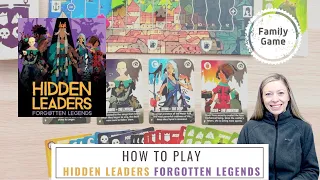 Hidden Leaders Forgotten Legends | How to Play | Table Top Board Game | Family Board Game