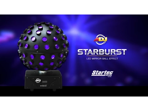 Product video thumbnail for ADJ American DJ Startec Starburst LED Centerpiece Effect Light