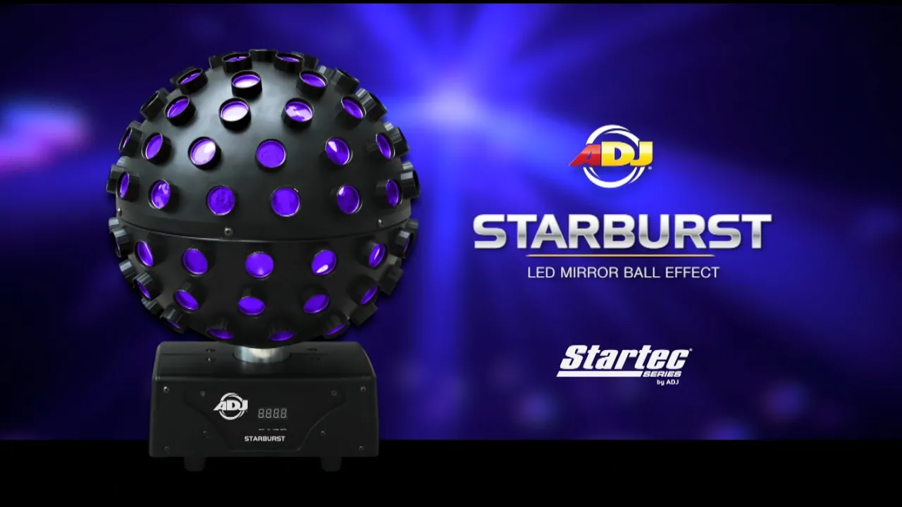 Product video thumbnail for ADJ American DJ Startec Starburst LED Centerpiece Effect Light