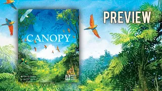 Baumkronen / Canopy (Kosmos / Weird City Games) / Preview / Brettspiel