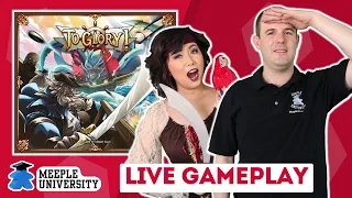 To Glory! - Live Playthrough Board Game and Giveaway