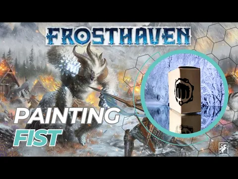 Painting Fist miniature from Frosthaven #frosthaven @cephalofairgames
