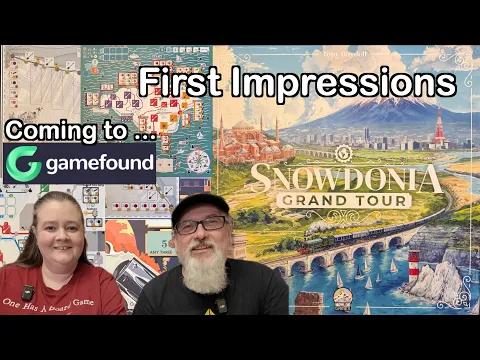 Snowdonia Grand Tour Board Game | First Impressions | 4 Map Boards inc. Isle of Wight & Tokyo Metro