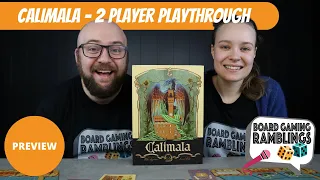 Calimala - 2 player playthrough with Intrigue Expansion
