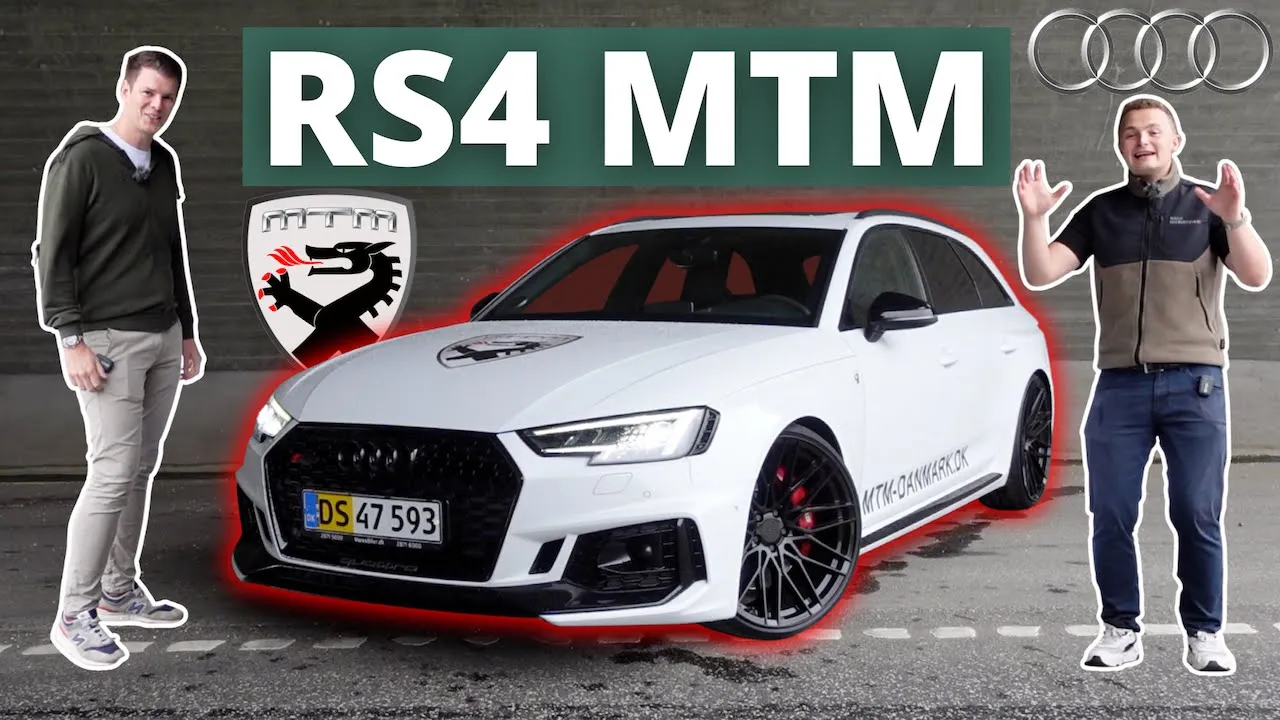 Køreturen: Kører VILD Audi RS4 tuned af MTM...!