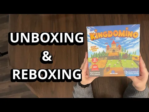 Kingdomino - Family Game Unboxing & Reboxing - What's in the Box?