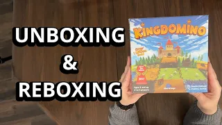 Kingdomino - Family Game Unboxing & Reboxing - What's in the Box?
