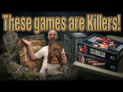 Feel like a detective in Postmortem Deluxe Mystery Game |Board Game Review|