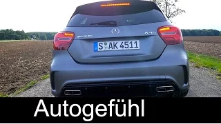 Mercedes A-Class AMG A45 Sound + 0-100 km/h Race Start Launch Control & A250 Sport A-Klasse